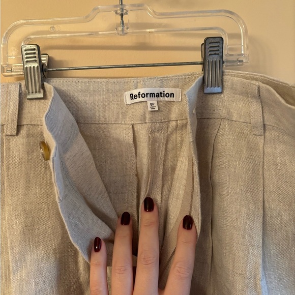 Reformation Petite Vesta Linen Pant - Picture 3 of 5
